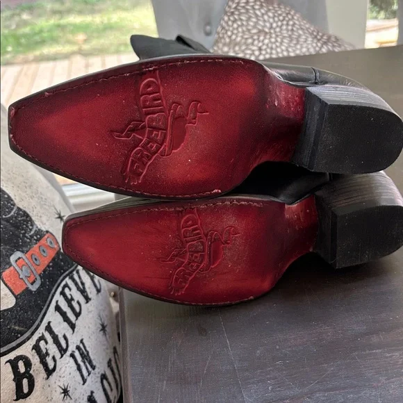 Freebird Woodland New without box Never Worn Black Western Cowboy Boots - Picture 6 of 7